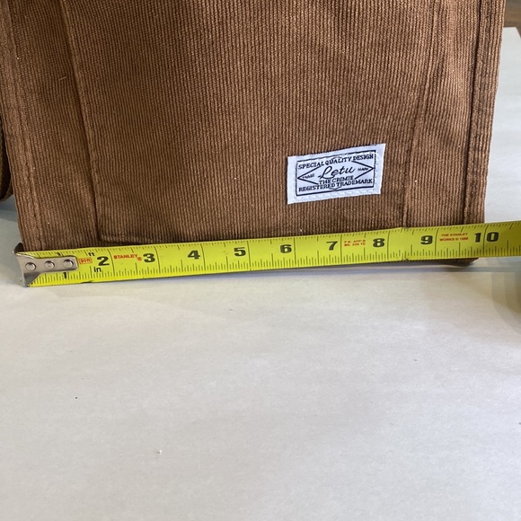 Letu - Small Brown Corduroy Small Handbag / Shoulder Bag For Women & Gir… - Picture 11 of 13